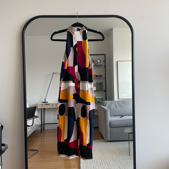 Trina Turk Emotion Halter Neck heavy knit jersey Sheath Dress - Picture 5 of 9